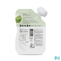 POPOTE PUREE PETITS POIS 120G