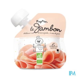 POPOTE PUREE JAMBON MORCEAUX 60G