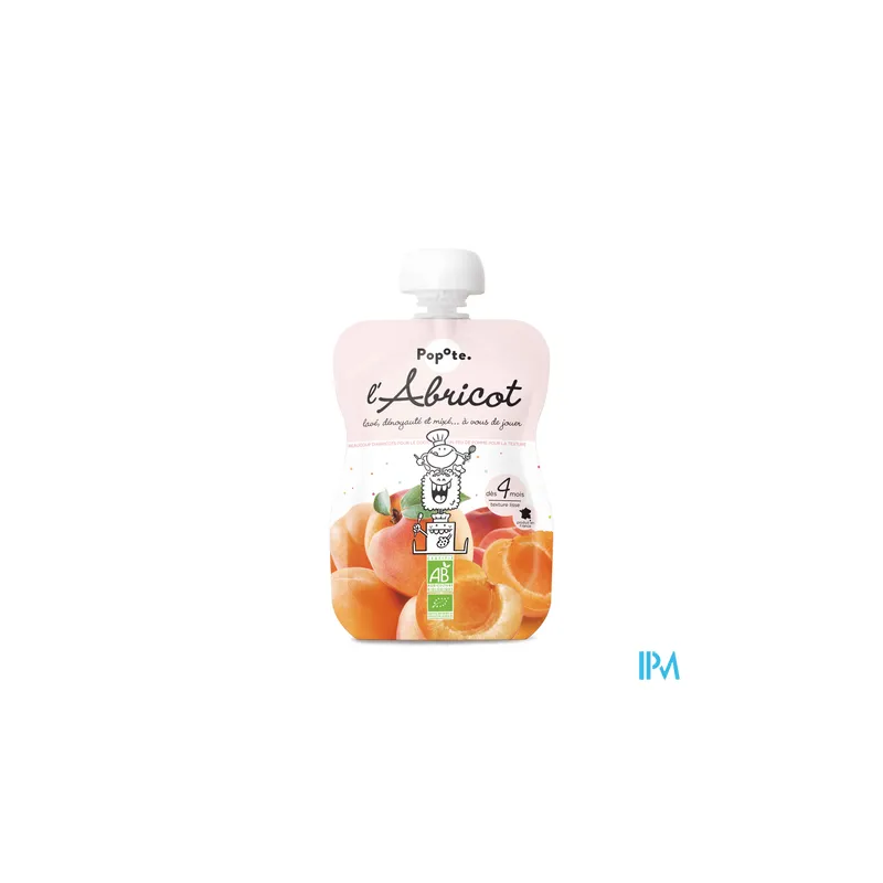 POPOTE COMPOTE ABRICOT 120G