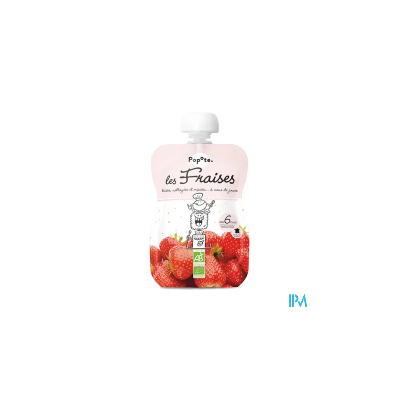 POPOTE COMPOTE FRAISE 120G