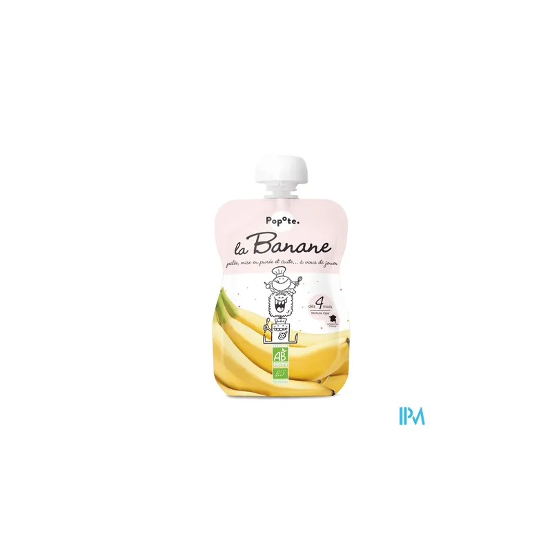 POPOTE COMPOTE BANANE 120G