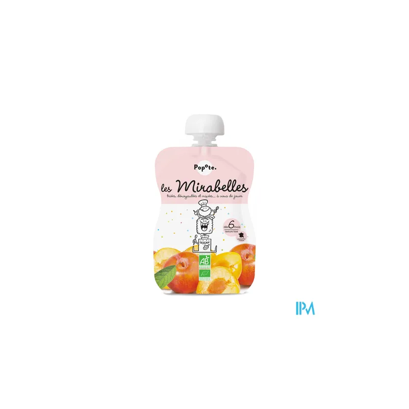 POPOTE COMPOTE MIRABELLE 120G