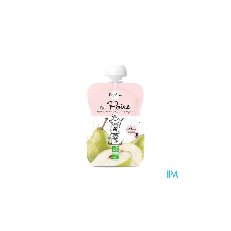 POPOTE COMPOTE POIRE 120G