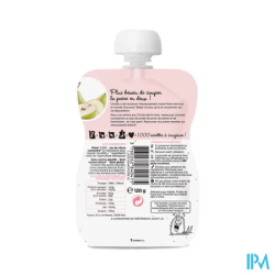 POPOTE COMPOTE POIRE 120G