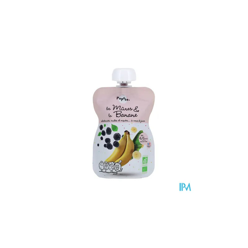 POPOTE COMPOTE MURE/BANANE 120G