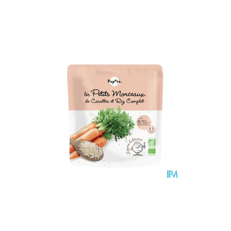 POPOTE MORCEAUX CAROTTE/RIZ 190G