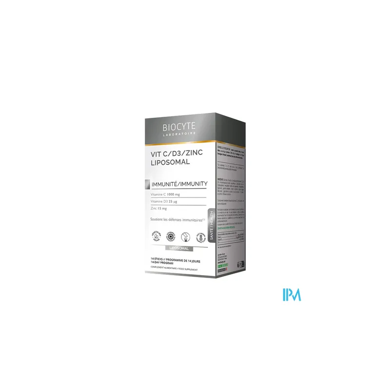 BIOCYTE VIT C/D3/ZN LIPOSO STICK14