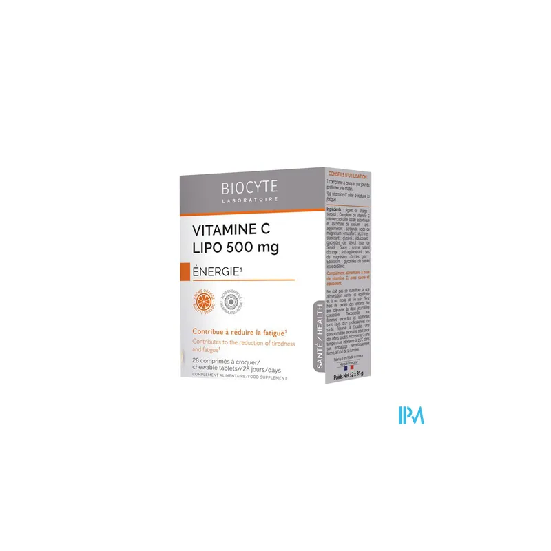 BIOCYTE VIT C LIPO 500 A CROQ 28