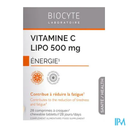 BIOCYTE VIT C LIPO 500 A CROQ 28