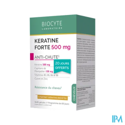 BIOCYTE KERATINE FORTE 500 GELU120
