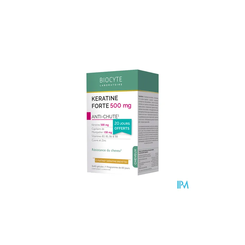 BIOCYTE KERATINE FORTE 500 GELU120