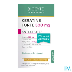 BIOCYTE KERATINE FORTE 500 GELU120