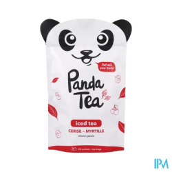 PANDA TEA ICED TEA CHERRY SACH 28