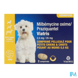 VIATRIS MILBEMYC/PRAZIQ PT CH CPR2