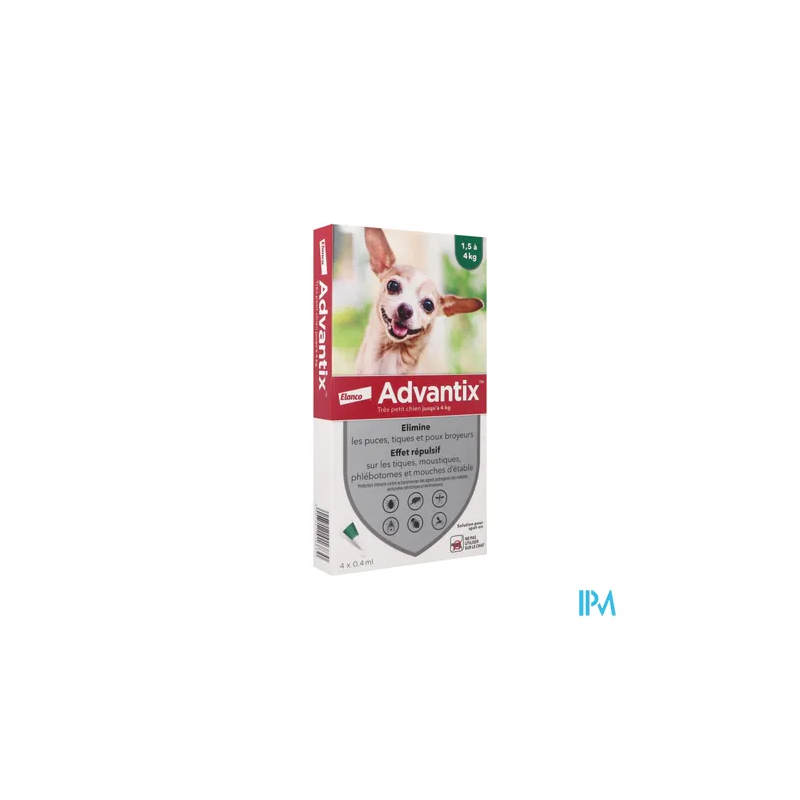 ADVANTIX TR/PT CHIENPIPET0,4ML4
