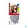 ADVANTIX GR/CHIEN PIPET 4ML 6