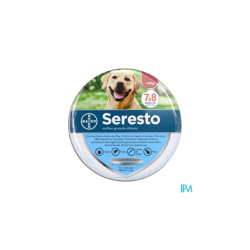 COLLIER SERESTO A/PARASIT GD CHIEN