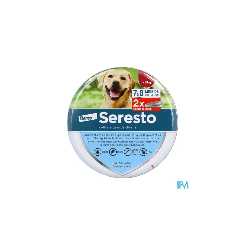 COLLIER SERESTO A/PARA GD CHIEN X2
