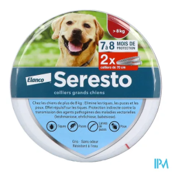 COLLIER SERESTO A/PARA GD CHIEN X2