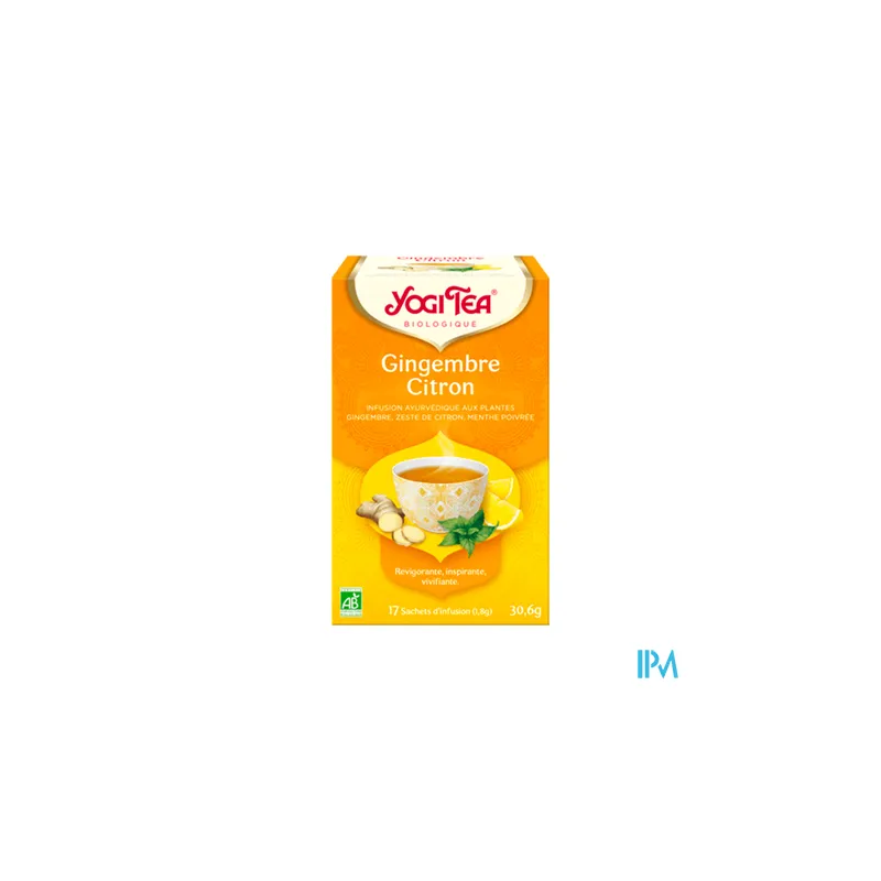 YOGI TEA GINGEMBRE CITRON SACH 17
