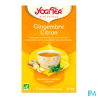 YOGI TEA GINGEMBRE CITRON SACH 17