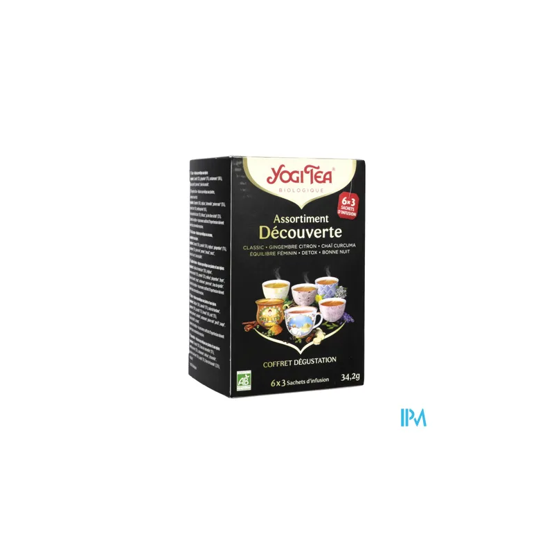 YOGI TEA ASSORTIMENT DECOUV SACH18
