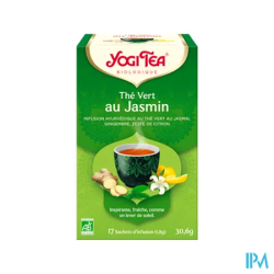 YOGI TEA THE VERT JASMIN SACH 17