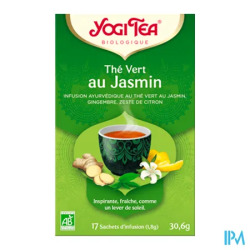 YOGI TEA THE VERT JASMIN SACH 17