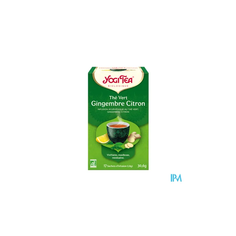 YOGI TEA THE VERT GING/CIT SACH17
