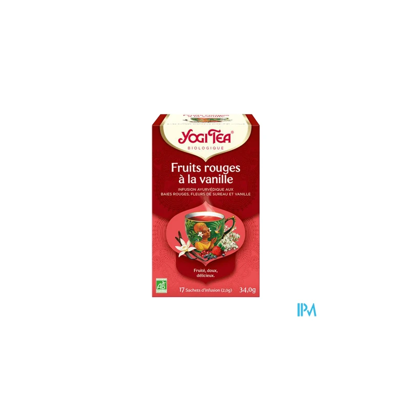 YOGI TEA FRUIT ROUGE VANIL SACH 17
