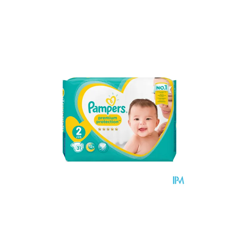 COUCH PAMPERS PREM PROT 2 4-8KG 31