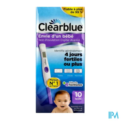 CLEARBLUE TEST OVULAT 2 HORM 10