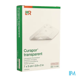 CURAPOR PANS STER TRANSP 5X7CM 5