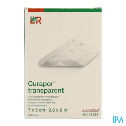 CURAPOR PANS STER TRANSP 5X7CM 5
