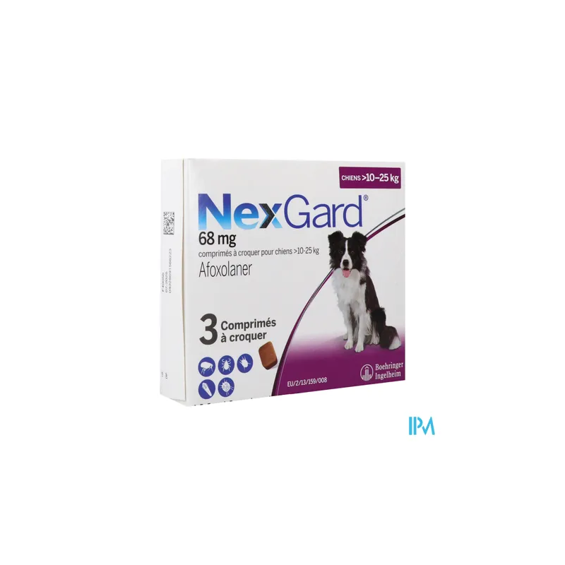NEXGARD CHIEN L 10-25KG CP 3