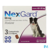 NEXGARD CHIEN L 10-25KG CP 3