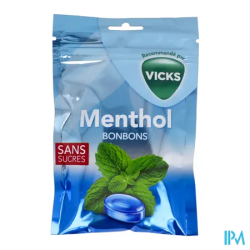 VICKS BONBONS MENTHOL SS 72G