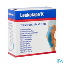 BDE LEUKOTAPE K BLEU 2,5CMX5M