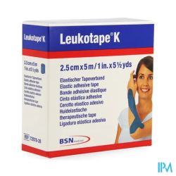 BDE LEUKOTAPE K BLEU 2,5CMX5M