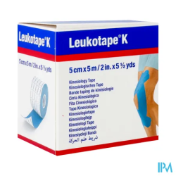 BDE LEUKOTAPE K BLEU 5CMX5M