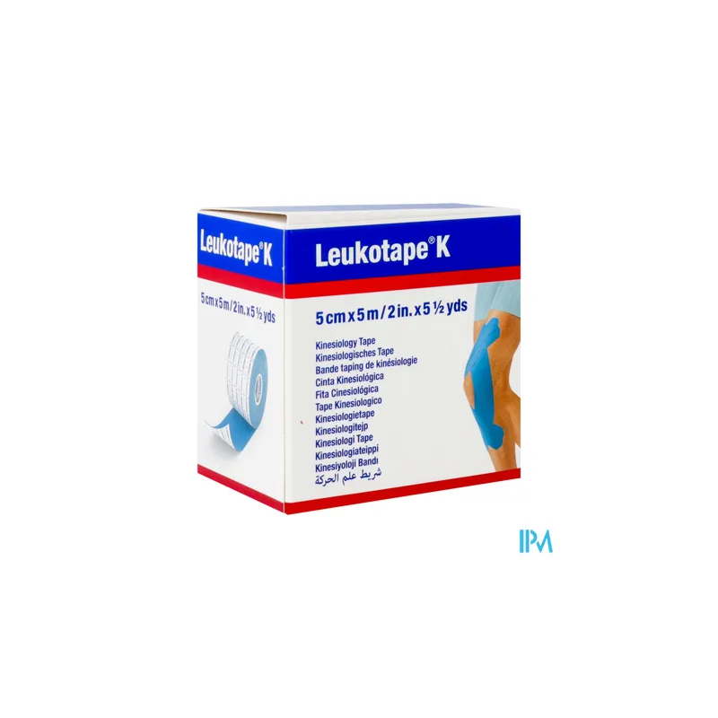 BDE LEUKOTAPE K BLEU 5CMX5M
