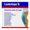 BDE LEUKOTAPE K BLEU 5CMX5M