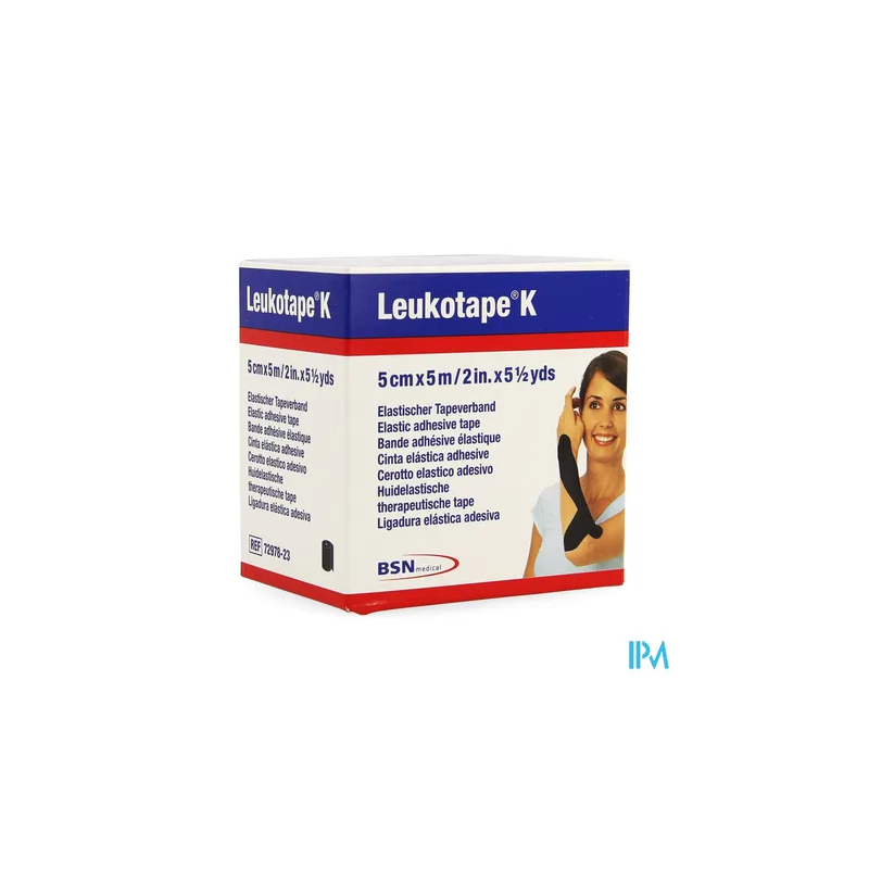 BDE LEUKOTAPE K NOIR 5CMX5M