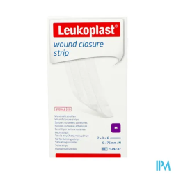 LEUKOPLAST WOUND CLO STRIP 6X75MM2