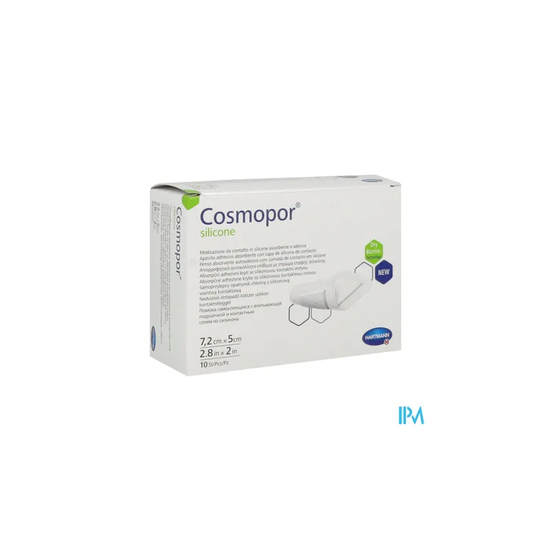 COSMOPOR SILICONE 7,2X5CM 10