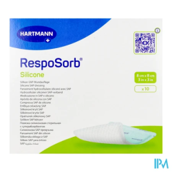 RESPOSORB PANS SILIC 8X8CM 10
