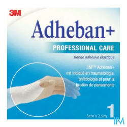 BDE ADHEBAN+ ELAST ADH 3CMX2,5M