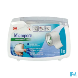 MICROPORE 25MMX5M BLANC DEVID