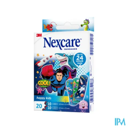 NEXCARE PANS HAPPY KIDS HEROS 20