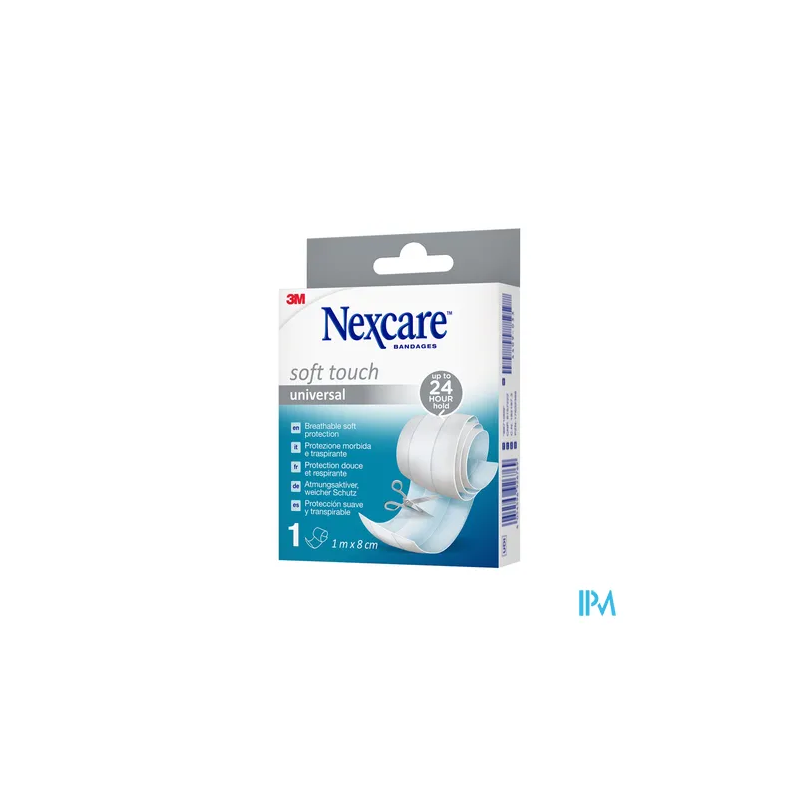 NEXCARE SOFT TOUCH BDE BLC 1MX8CM